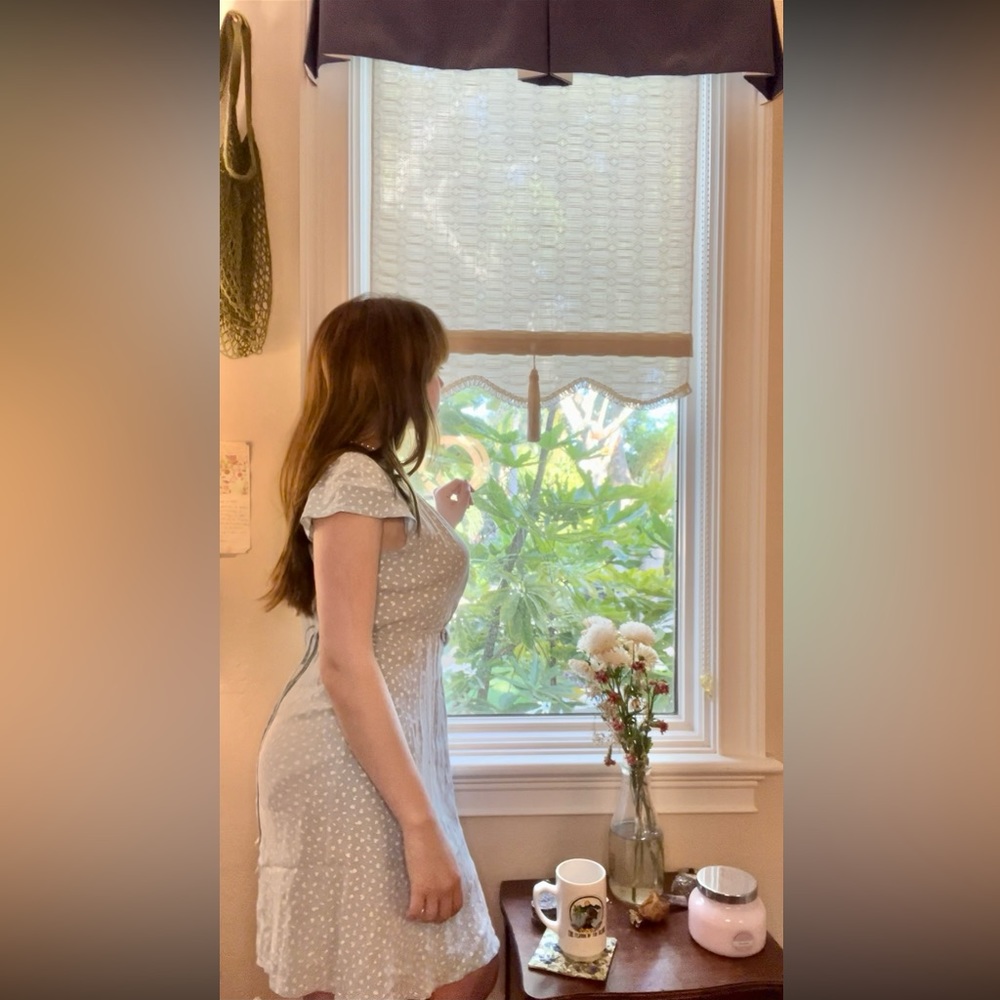 Brandy Melville Blue Wrap Dress | One Size | Coquette and elegant